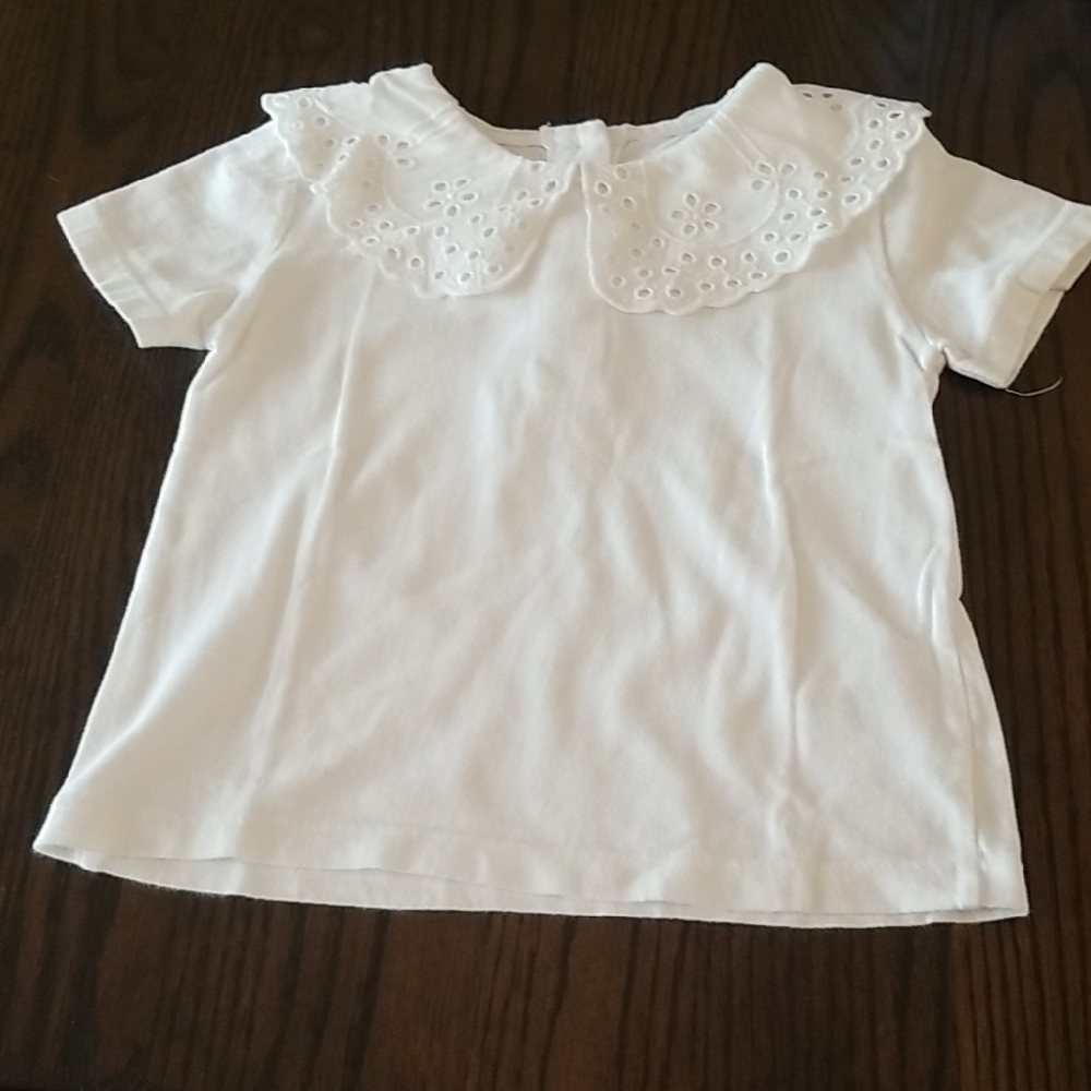 Matalan White Collar Kids Shirt. Size 18-23mth